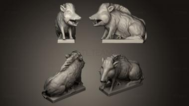 3D model Boar figurine (STL)